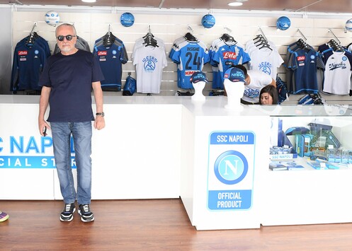 Guinzaglio ufficiale del Napoli per cani - Squadre di calcio Serie A - NAPOLI  calcio - Maglie squadre di calcio - Abbigliamento per Cani | Gallerani Store